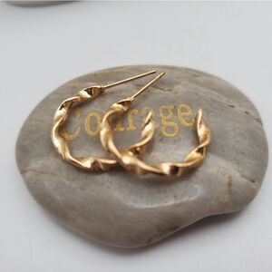 Celtic feather hoop earrings‎